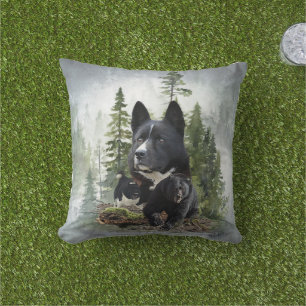 Coussin Chien d'Ours de Carélie