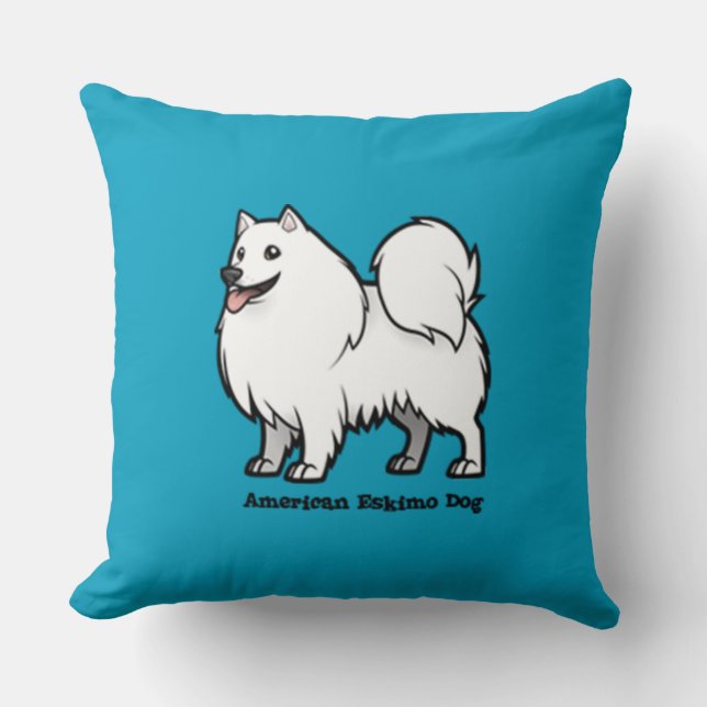Coussin Chien Esquimau Américain (Recto)