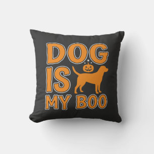 Coussin Chien Est Mon Boo Halloween Chien