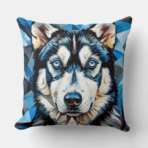 Coussin Chien husky