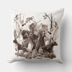 Coussin Chiens de chasse, Chiens d'armes, Saison de chasse