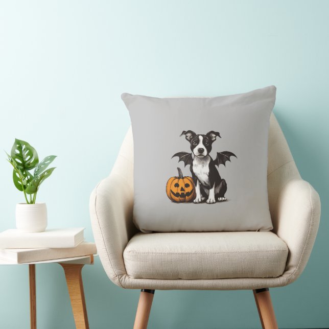 Coussin Chiens de Halloween (Chaise)