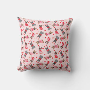 Coussin Chiens de Saint-Valentin