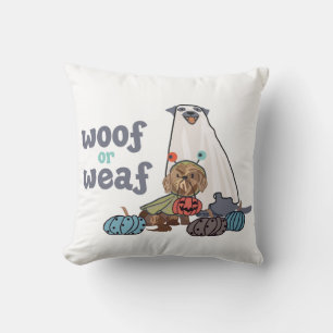 Coussin Chiens d'Halloween