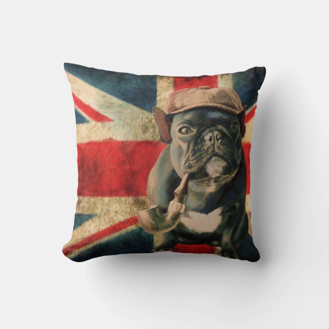 Coussin Chiffre de taureau français (Recto)