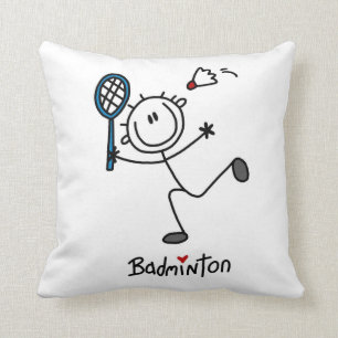 Coussin Chiffre masculin de base badminton de bâton
