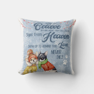 Coussin Chihuahua - Jolie chiot cadeau de Noël,