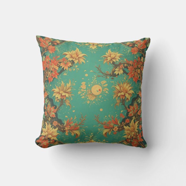 Coussin chinese background pillow (Recto)