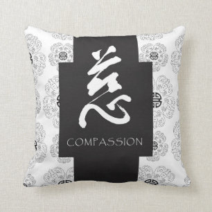 Coussin chinois de compassion de zen