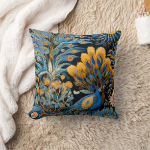 Coussin Chinoiserie Oiseaux Exotiques Motif Botanique (8)