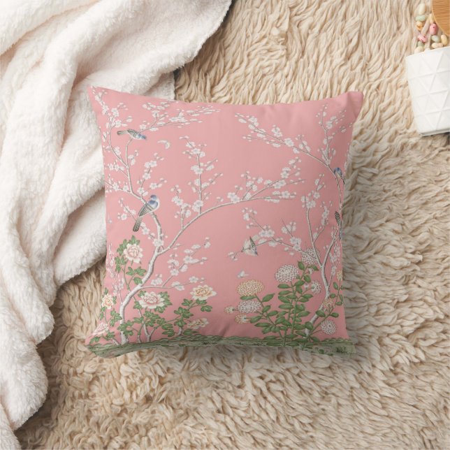 Coussin Chinoiserie rose (Couverture)