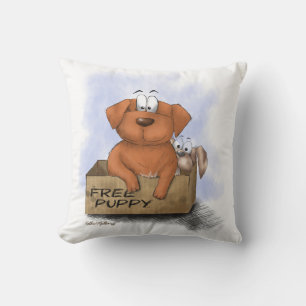 Coussin Chiots Gratuits Plus 1 Dessin Animé
