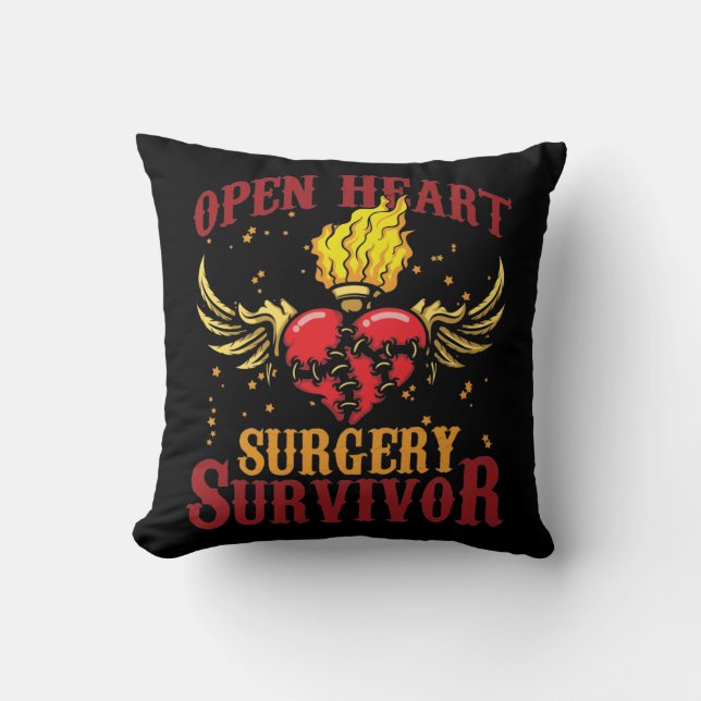 Coussin Chirurgie cardiaque ouverte Survivant Contourner l (Recto)