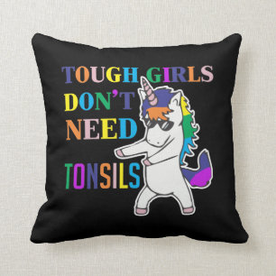 Coussin Chirurgie d'enlèvement de tonsil cute Récupérat