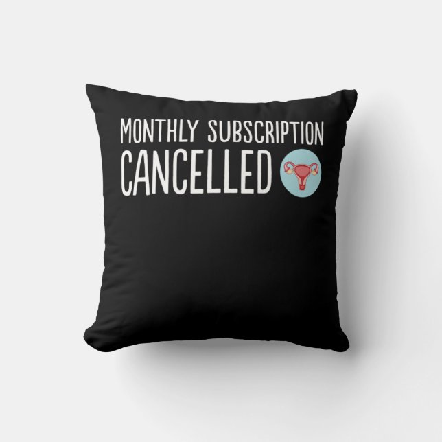 Coussin Chirurgie Uterus femme Hystérectomie drôle  (Recto)