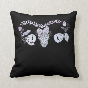 Coussin Chirurgie Uterus Hystérectomie florale féminine 