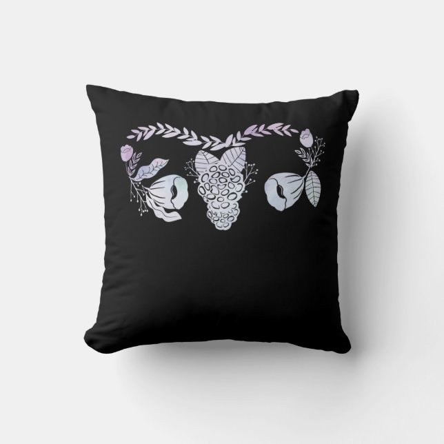 Coussin Chirurgie Uterus Hystérectomie florale féminine se (Recto)