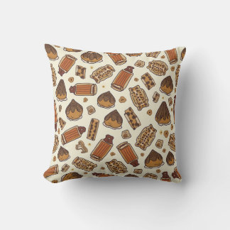 coussin chocolat