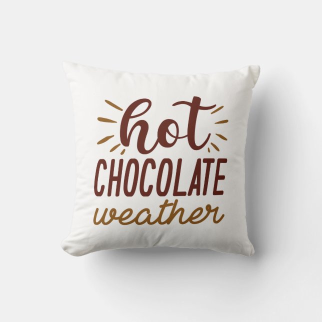 Coussin Chocolat chaud (Recto)