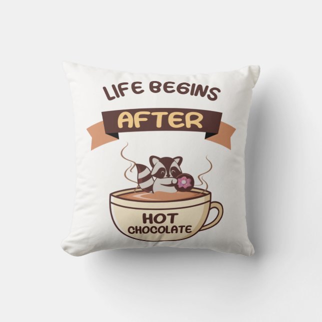 Coussin Chocolat chaud (Recto)