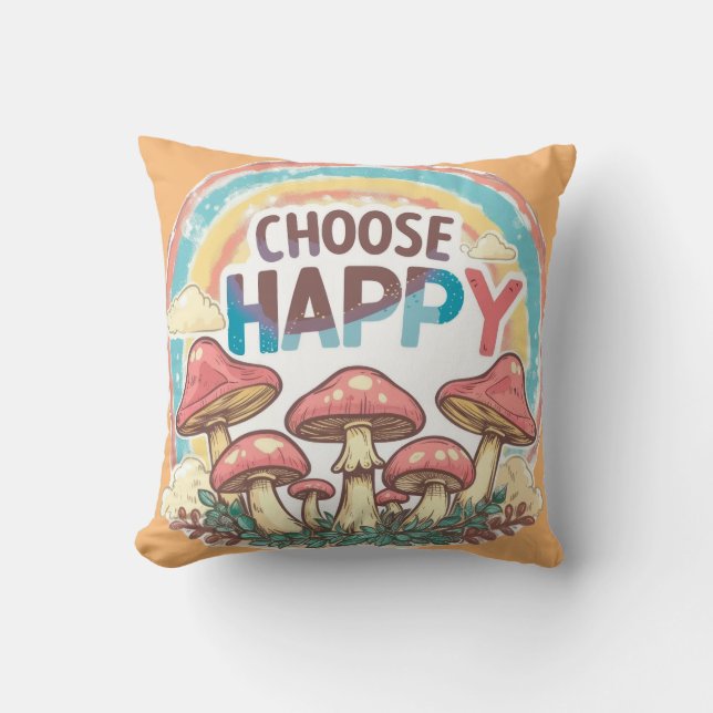 Coussin Choisir heureux (Recto)