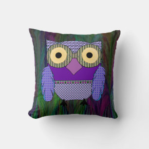 Coussin Chouette à l'oeil clair
