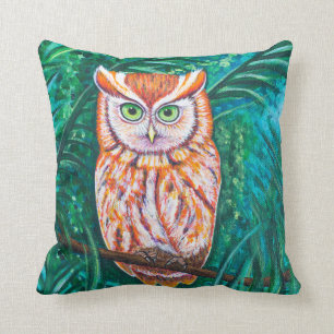 Coussin Chouette des forêts