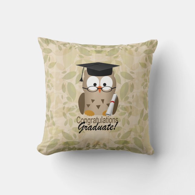 Coussin Chouette mignonne (Recto)