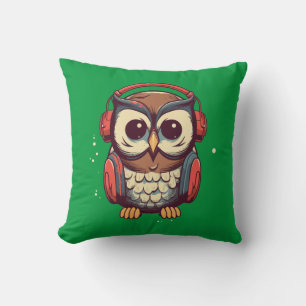 Coussin Chouette musicale