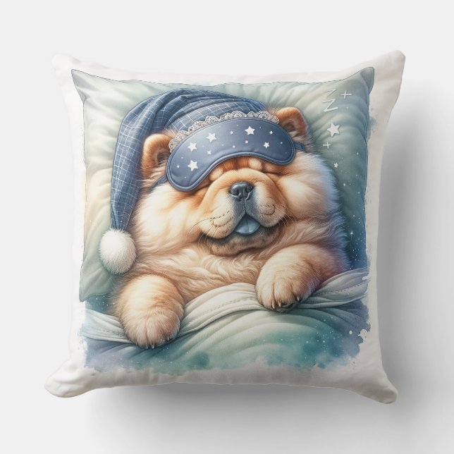 Coussin Chow Chow Chow Chow Jetez l'oreiller (Recto)