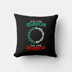 Coussin Christmas Christian - Tis Season