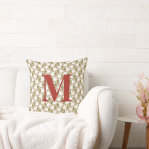 Coussin Christmas Dove INITIAL Paix Amour Joie Fête