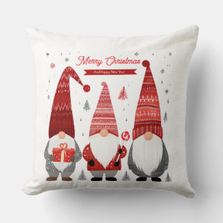 Coussin Christmas Gnome Throw Pillow