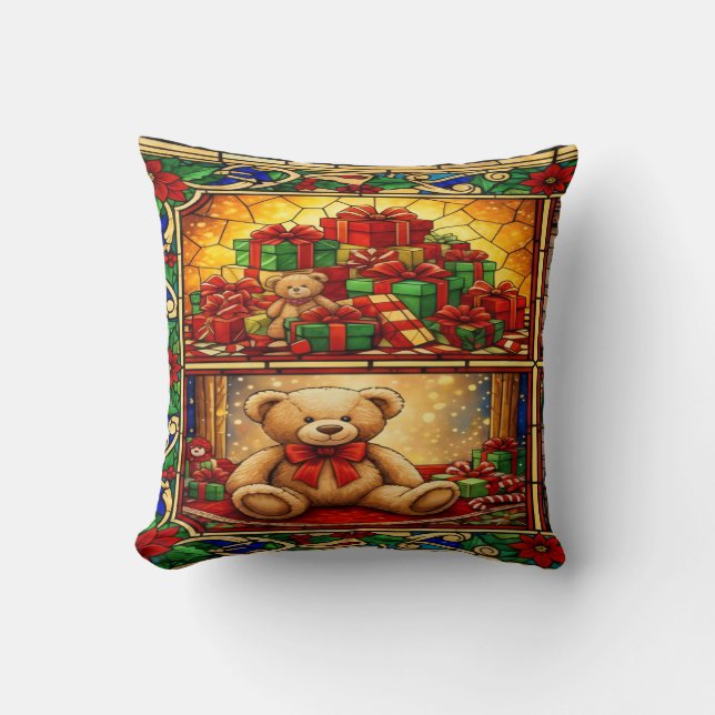 Coussin Christmas Throw Pillow (Recto)