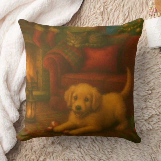 Coussin Christmas Throw Pillow (Couverture)
