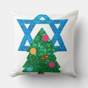 Coussin christmukkah hanoukka
