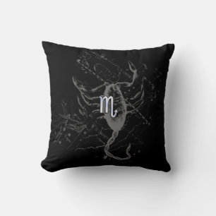 Coussin Chrome comme Scorpio Zodiac Symbole sur Hevelius