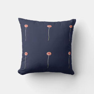 Coussin Chrysanthème rouge pâle Poussin à fleurs