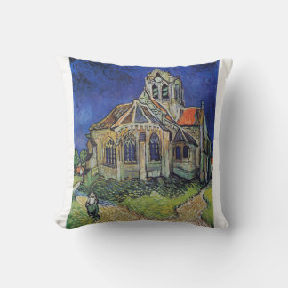 Coussin Church at Auvers 1890 par Vincent van Gogh