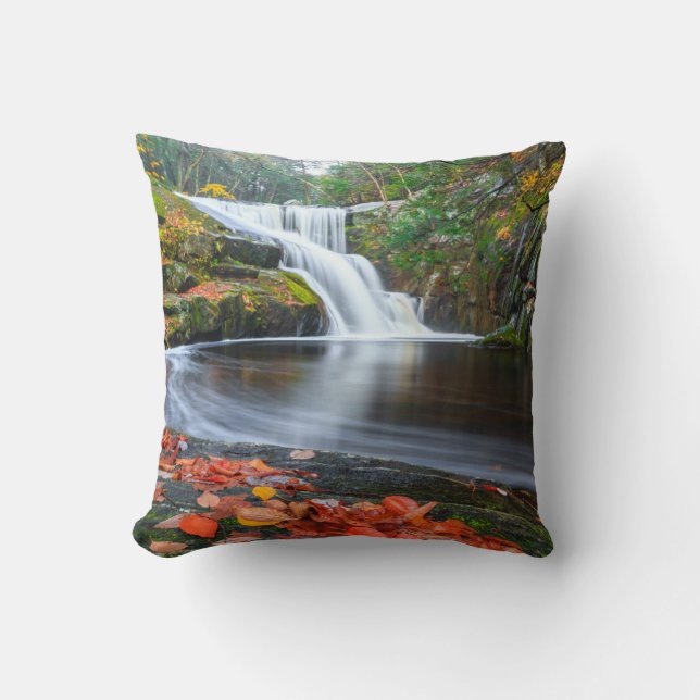 Coussin Chutes d'Ender à l'automne (Recto)