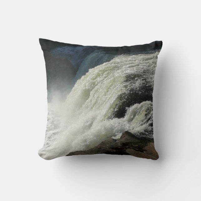Coussin Chutes d'Ohiopyle en Pennsylvanie (Recto)