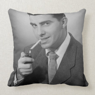 Coussin Cigarette d'éclairage d'homme