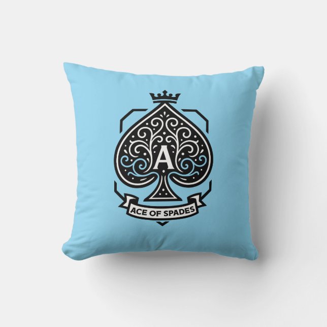 Coussin Cimier de l'As des Pique — Filigree couronné (Recto)