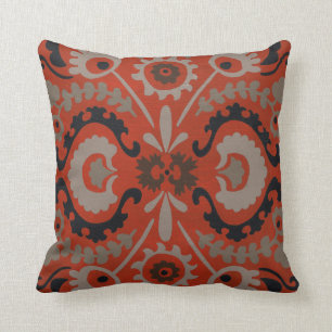 Coussin Cinabre Suzani I