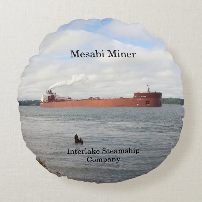 Coussin circulaire Mesabi Miner (Devant)
