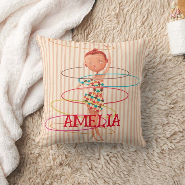 Coussin Cirque Thème Chambre Nourriture Décor Enfants (Couverture)