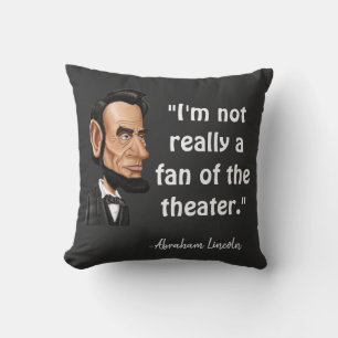 Coussin Citation d'Abraham Lincoln