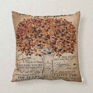 Coussin Citation d'amour pour mari Jolie décoration fam
