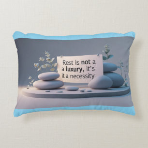 Coussin - Citation d'auto-soins à l'oreiller