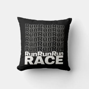 Coussin Citation de coureur motivé en formation - Course